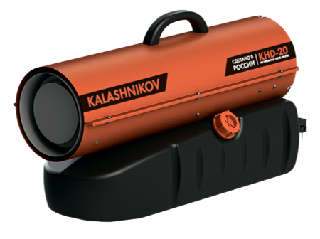 Дизельная тепловая пушка KALASHNIKOV KHD-20 кВт, прямого нагрева