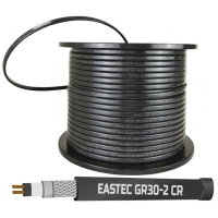 Саморегулирующийся греющий кабель Eastec SRL GR30-2 CR Вт/м (для кровли) самрег с УФ защитой